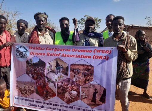Waldaa Gargaarsa Oromoo /Oromo Relief Association (ORA) ummata keenya Kibba Oromiyaa Booranatti balaa hongeen miidhaa hamaa keessa jiraaniif gaafa Bitootessa 2/3/2023 gargaarsa qaqqabsisee jira.