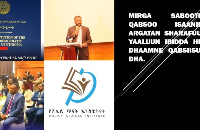 Heera Mootummaa Fooyyessuu Maqaa Jedhuun Sirna Durii Tooftaadhaan Deebisuuf Yaaliin Godhamu Ifatti Mul’ataa Jira