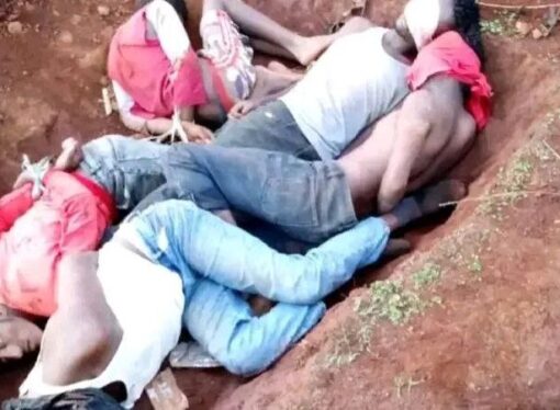 “Dhugaan suuraa dargaggoo shanii harka isaanii duubatti hidhamanii boola keessatti gataman duuba jiru maali?
