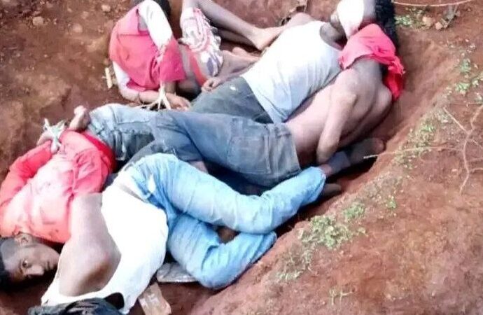 “Dhugaan suuraa dargaggoo shanii harka isaanii duubatti hidhamanii boola keessatti gataman duuba jiru maali?